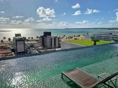 Flat com 1 Quarto para venda ou aluguel, 37m² no Tambaú, João Pessoa