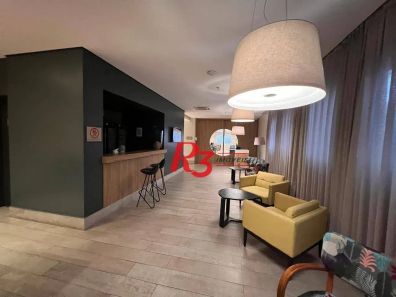Flat com 1 Quarto à venda, 37m² no Gonzaga, Santos