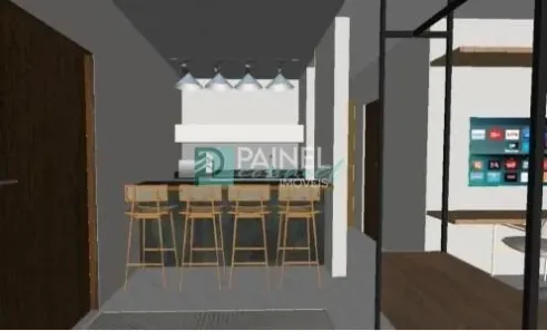 Flat com 1 Quarto à venda, 36m² no Centro, São Vicente