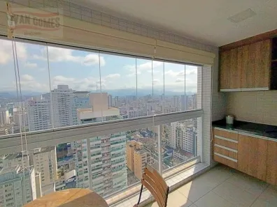 Apartamento com 1 Quarto para alugar, 57m² no Gonzaga, Santos