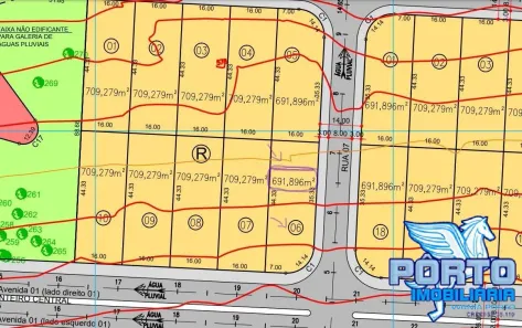 Lote/Terreno à venda, 691m² no Jardim Shangri-Lá, Bauru
