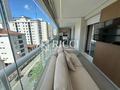Apartamento com 3 Quartos à venda, 133m² no Aparecida, Santos
