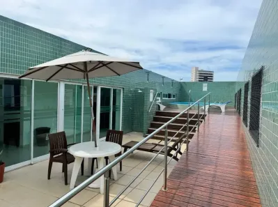 Apartamento com 1 Quarto para alugar, 37m² no Tambaú, João Pessoa