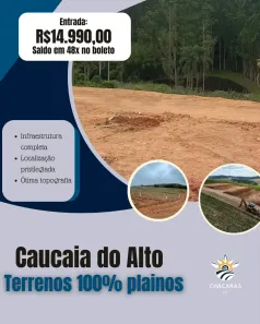 Lote/Terreno à venda, 500m² no Centro (Caucaia do Alto), Cotia