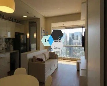 Apartamento com 1 Quarto para alugar, 54m² no Santo Amaro, São Paulo