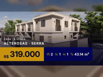 Casa com 2 Quartos à venda, 43m² no Alterosas, Serra