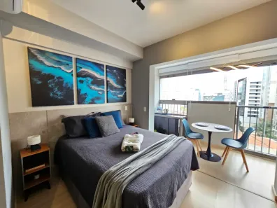 Apartamento com 1 Quarto para alugar, 25m² no Consolação, São Paulo