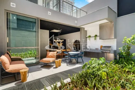 Apartamento com 1 Quarto para alugar, 34m² no Indianópolis, São Paulo