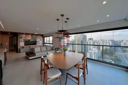 Apartamento com 3 Quartos à venda, 131m² no Santo Amaro, São Paulo