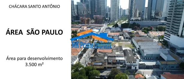 Lote/Terreno à venda, 3500m² no Chácara Santo Antônio (Zona Sul), São Paulo