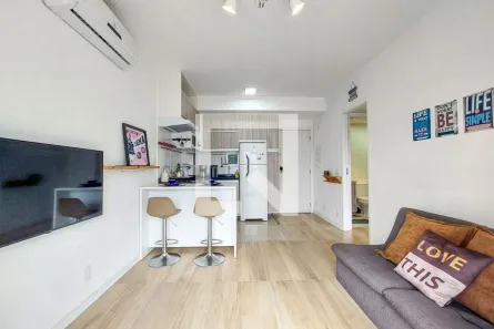 Apartamento com 1 Quarto à venda, 33m² no Santo Amaro, São Paulo