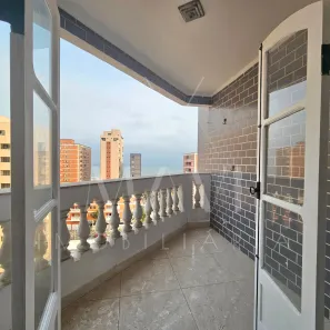 Apartamento com 3 Quartos para alugar, 100m² no Tupi, Praia Grande