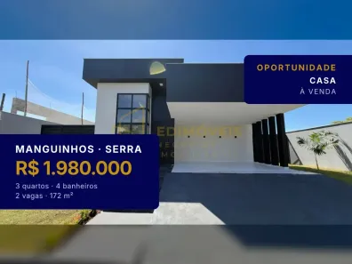 Casa com 3 Quartos à venda, 172m² no Manguinhos, Serra