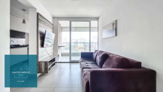 Apartamento com 1 Quarto para alugar, 45m² no Brooklin Paulista, São Paulo