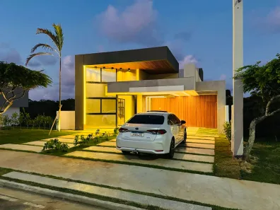 Casa de Condomínio com 3 Quartos para alugar, 150m² no Alphaville (Abrantes), Camaçari