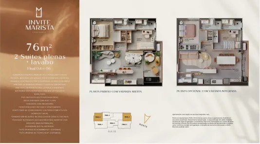 Apartamento com 2 Quartos à venda, 76m² no Setor Marista, Goiânia
