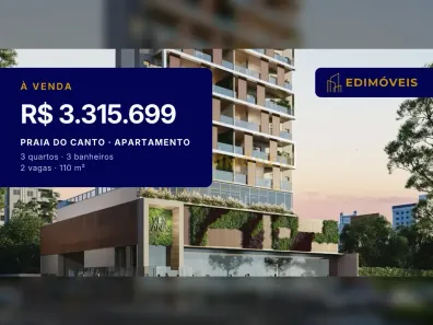 Apartamento com 3 Quartos à venda, 110m² no Praia do Canto, Vitória