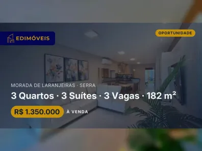 Casa com 3 Quartos à venda, 182m² no Morada de Laranjeiras, Serra