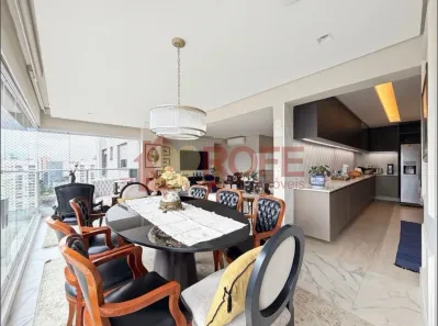 Apartamento com 3 Quartos para alugar, 132m² no Vila Gertrudes, São Paulo