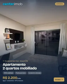 Apartamento com 2 Quartos para alugar, 79m² no Presidente Costa e Silva, Mossoró