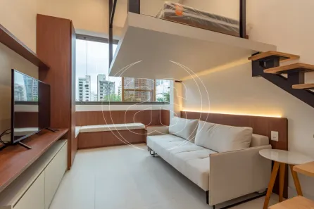 Apartamento com 1 Quarto para alugar, 40m² no Indianópolis, São Paulo