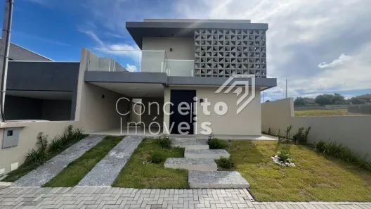 Casa de Condomínio com 3 Quartos à venda, 128m² no Jardim Carvalho, Ponta Grossa