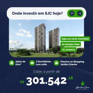 Apartamento com 3 Quartos à venda, 62m² no Jardim América, São José dos Campos