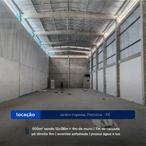 Galpão/Depósito/Armazém para alugar, 500m² no Portal da Cidade, Petrolina