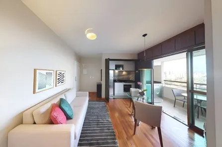 Flat com 1 Quarto à venda, 40m² no Brooklin Paulista, São Paulo