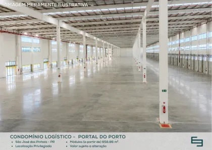 Galpão/Depósito/Armazém para alugar, 659m² no Roseira de São Sebastião, São José dos Pinhais