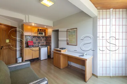 Flat com 1 Quarto para alugar, 34m² no Paraíso do Morumbi, São Paulo