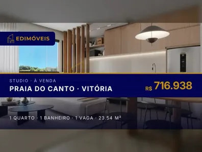 Apartamento com 1 Quarto à venda, 23m² no Praia do Canto, Vitória