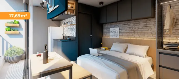 Apartamento com 1 Quarto à venda, 24m² no Campos Elíseos, São Paulo
