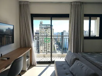 Apartamento com 1 Quarto para alugar, 27m² no Vila Buarque, São Paulo