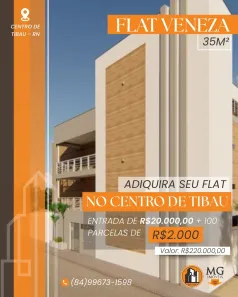 Apartamento com 1 Quarto à venda, 36m² no , Tibau