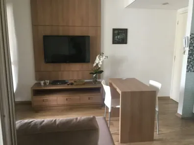 Flat com 1 Quarto para alugar, 38m² no Moema, São Paulo