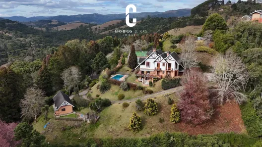 Casa de Condomínio com 5 Quartos à venda, 590m² no Lot Valeu Noiva, Campos do Jordão
