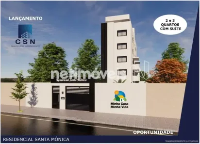 Apartamento com 2 Quartos à venda, 55m² no Santa Branca, Belo Horizonte