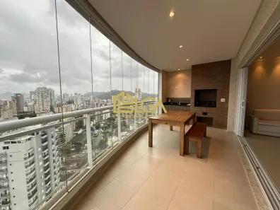 Apartamento com 3 Quartos para alugar, 117m² no Gonzaga, Santos