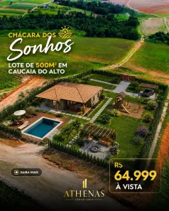 Lote/Terreno à venda, 500m² no Chácara Tropical (Caucaia do Alto), Cotia