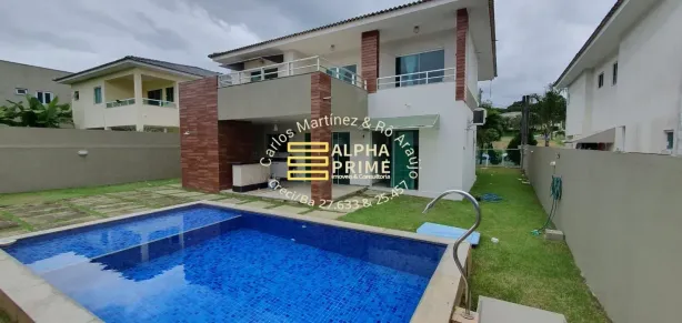 Casa de Condomínio com 4 Quartos para alugar, 260m² no Alphaville (Abrantes), Camaçari