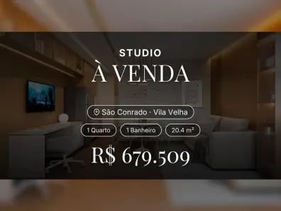 Apartamento com 1 Quarto à venda, 20m² no São Conrado, Vila Velha