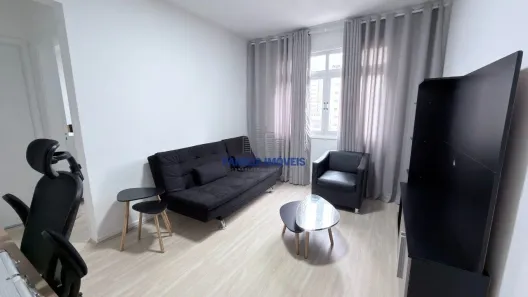 Apartamento com 1 Quarto para alugar, 48m² no Boqueirão, Santos