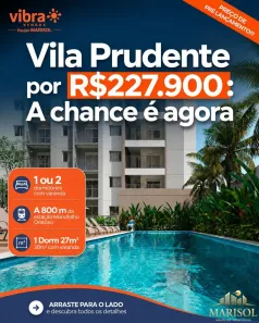 Apartamento com 1 Quarto à venda, 30m² no Vila Prudente, São Paulo