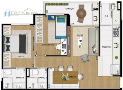 Apartamento com 2 Quartos à venda, 64m² no Vila Prudente, São Paulo