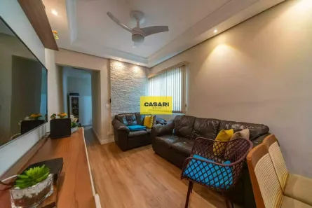 Apartamento com 3 Quartos à venda, 80m² no Vila Homero Thon, Santo André