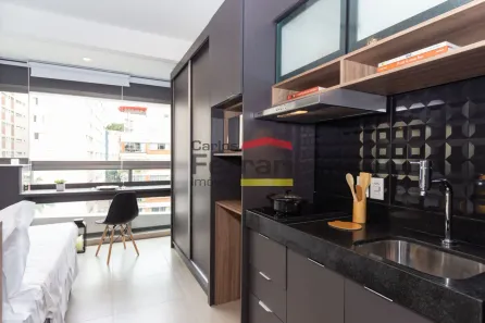 Apartamento com 1 Quarto para alugar, 21m² no Pinheiros, São Paulo