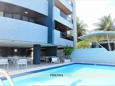 Apartamento com 4 Quartos para alugar, 176m² no Cabo Branco, João Pessoa