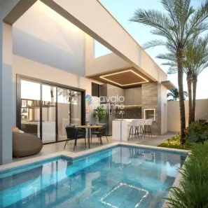 Casa de Condomínio com 3 Quartos à venda, 172m² no Real Sul, Ribeirão Preto