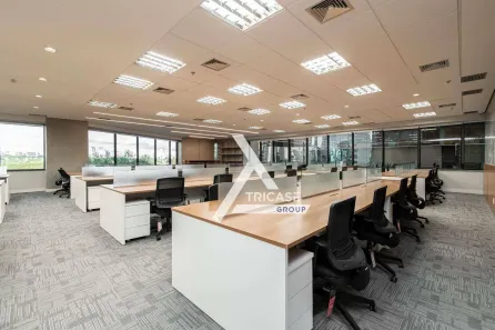 Sala Comercial para alugar, 461m² no Cidade Monções, São Paulo